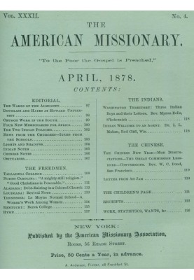 Американский миссионер - Том 32, № 04, апрель 1878 г.