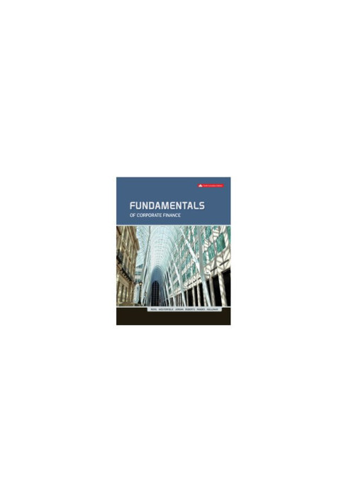 Fundamentals Of Corporate Finance