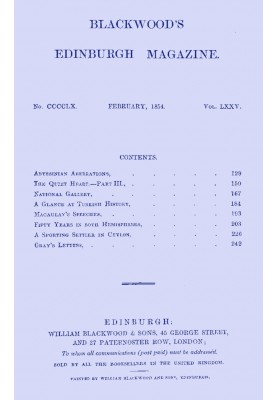 Эдинбургский журнал Blackwood, Vol. 75, № 460, февраль 1854 г.