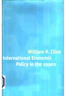 Interational Economic Policy in the 1990s