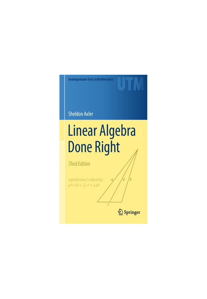 Linear Algebra Done Right, Third Edition