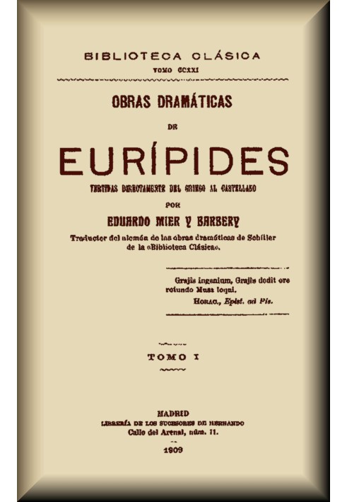 Dramatic works of Euripides (1 of 3) : $b Hecuba, Hippolytus, The Phoenician, Orestes, Alcestis, Medea