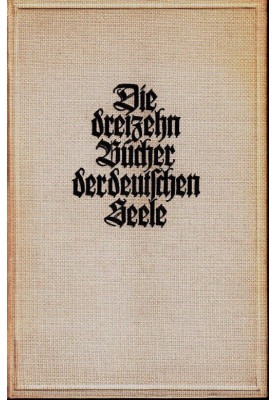 The thirteen books of the German soul