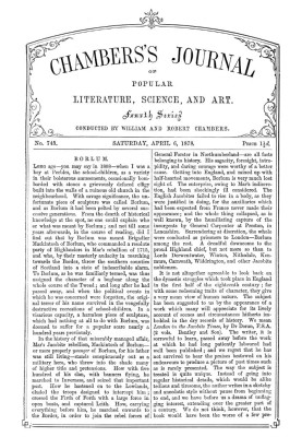 Chambers's Journal of Popular Literature, Science, and Art, No. 745, April 6, 1878