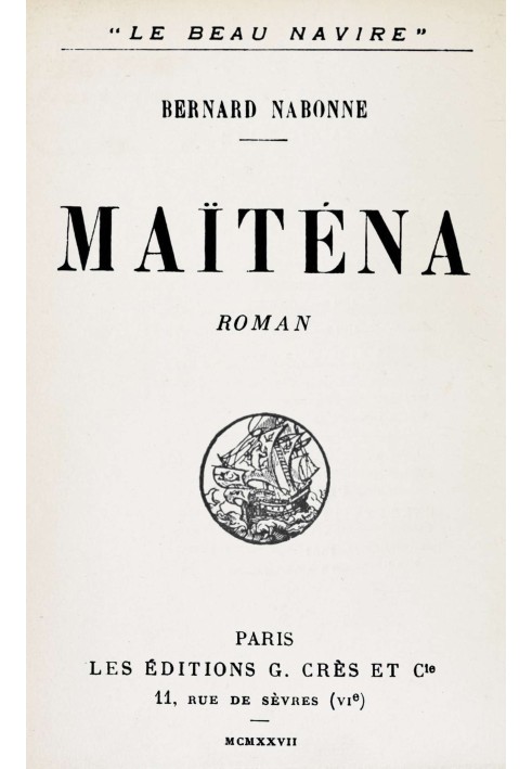 Maïténa: $b роман