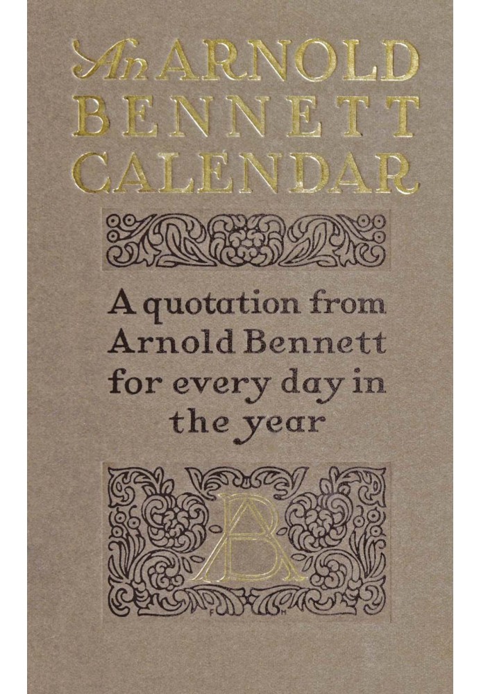 The Arnold Bennett Calendar