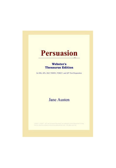 Persuasion (Webster's Thesaurus Edition)