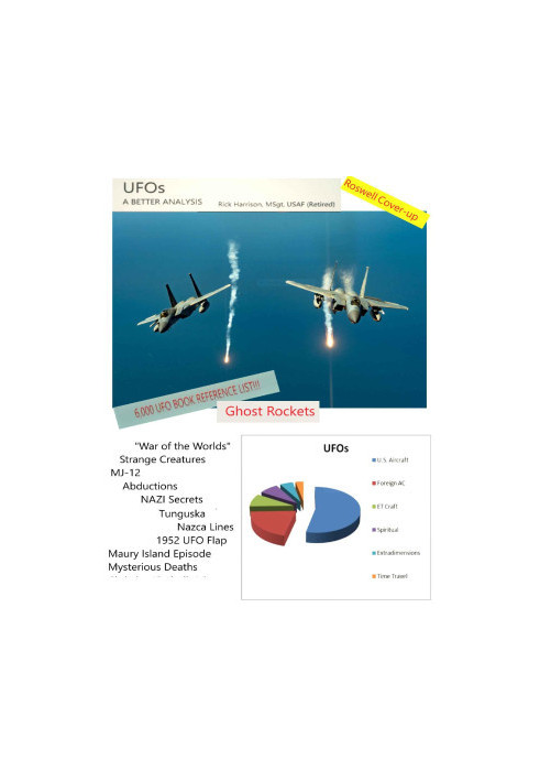 UFOs: - A Better Analysis: UFO Books & Theories in a National Security Perspective