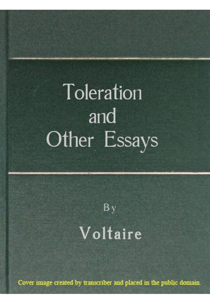 Toleration and other essays