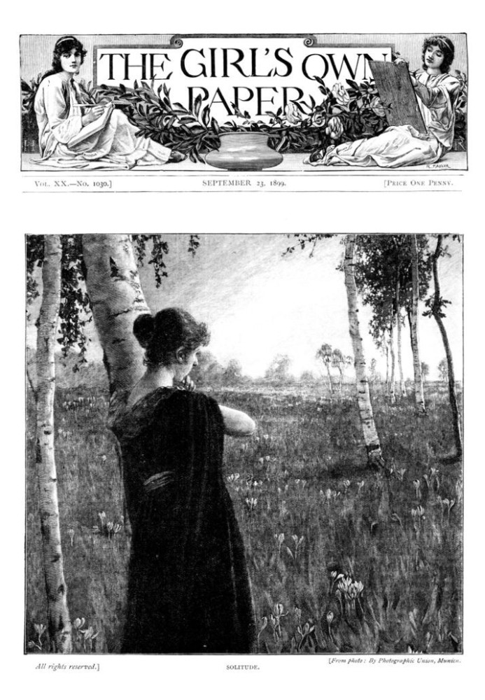 The Girl's Own Paper, Vol. XX, № 1030, 23 вересня 1899 р