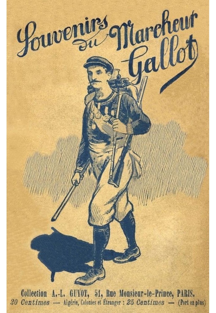 Memories of the famous walker Gallot, the king of walkers. First part