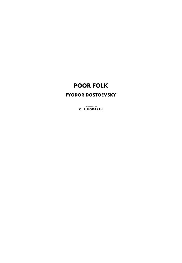 Poor Folk