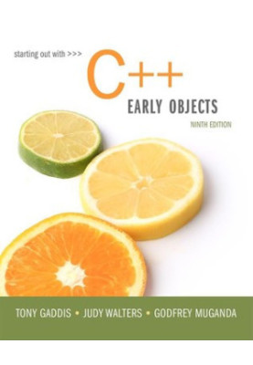 Starting out with C++. Early objects