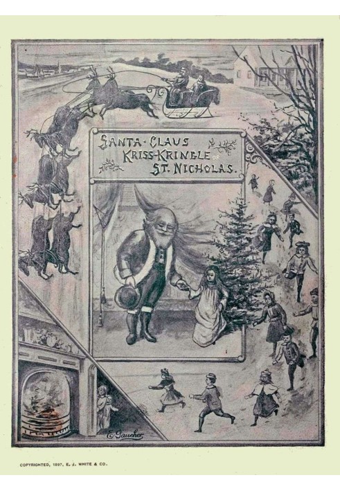Санта-Клаус, Крісс Крінгл або Святий Миколай повністю ілюстровано.