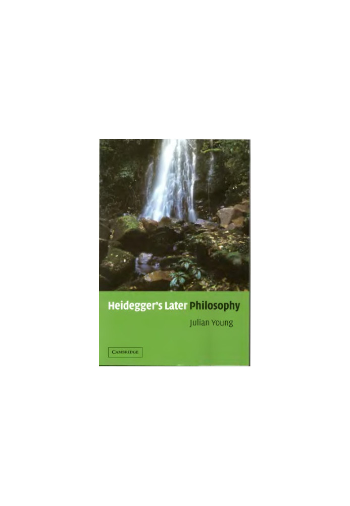 Heidegger's Later Philosophy