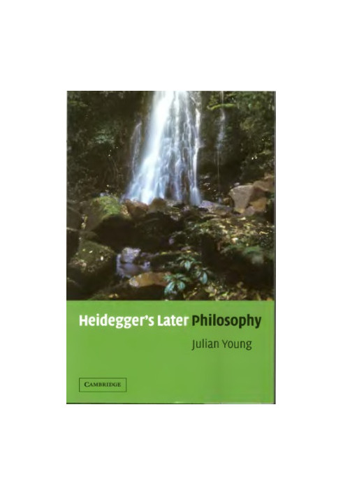 Heidegger's Later Philosophy