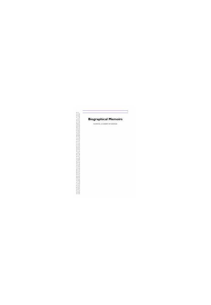 Biographical Memoirs : Volume 44