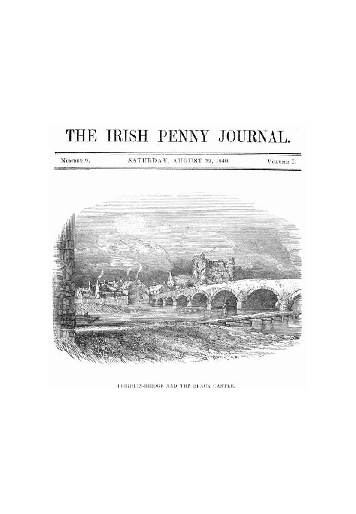 The Irish Penny Journal, Vol. 1 № 09, 29 серпня 1840 р