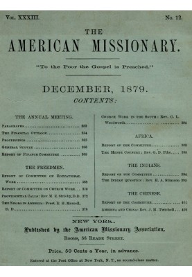 The American Missionary — Volume 33, No. 12, December 1879