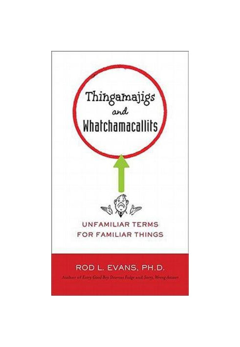 Thingamajigs and whatchamacallits : unfamiliar terms for familiar things