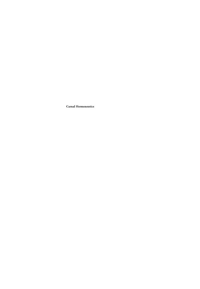 Carnal Hermeneutics