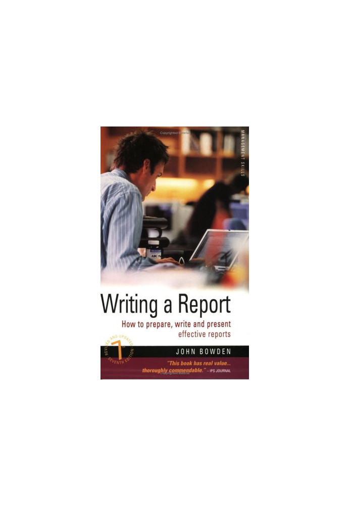 Writing a Report (How to Series) 7th edition