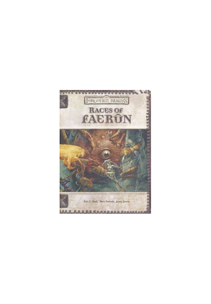 Races of Faerun (Dungeons, Dragons d20 3.0 Fantasy Roleplaying, Forgotten Realms Setting)