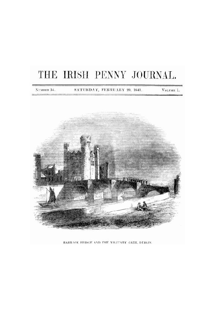 The Irish Penny Journal, Vol. 1 № 34, 20 лютого 1841 р