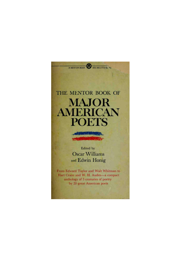 The Mentor Book of Major American Poets