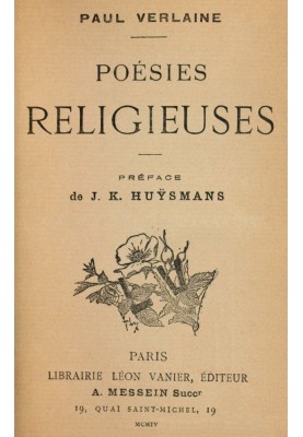 Religious poems Preface by J. K. Huÿsmans