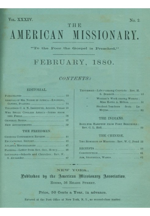 Американський місіонер — том 34, № 02, лютий 1880 р