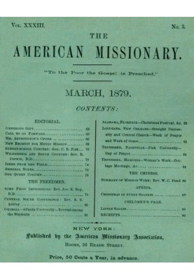 The American Missionary — Vol. 33, No. 3, March, 1879