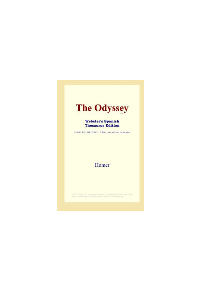 The Odyssey (Webster's Spanish Thesaurus Edition)