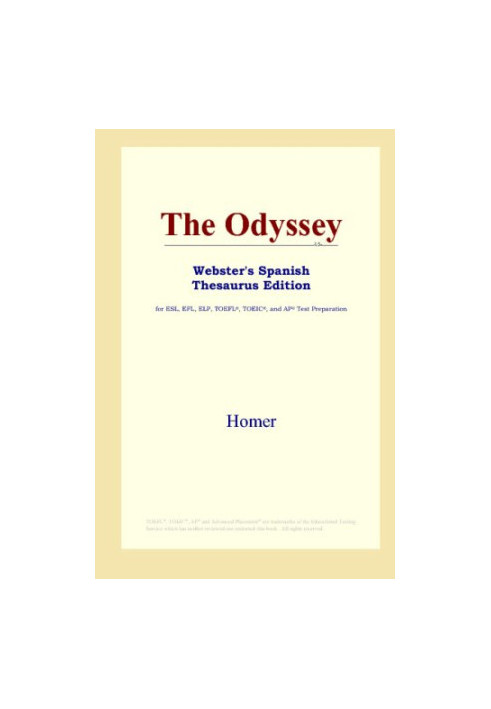 The Odyssey (Webster's Spanish Thesaurus Edition)