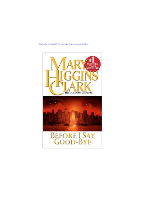 Before I Say Goodbye