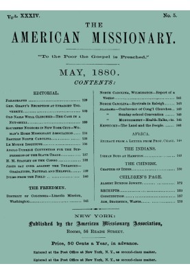 American Missionary, Vol. XXXIV., No. 5, May 1880