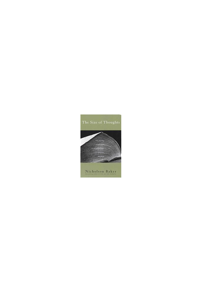 The size of thoughts : essays and other lumber