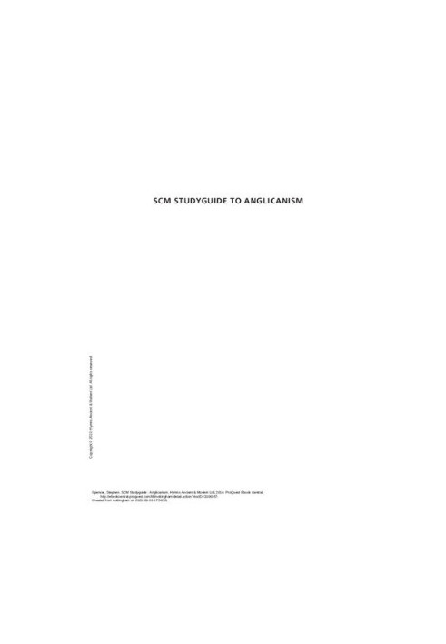 SCM Studyguide Anglicanism (Scm Studyguides)