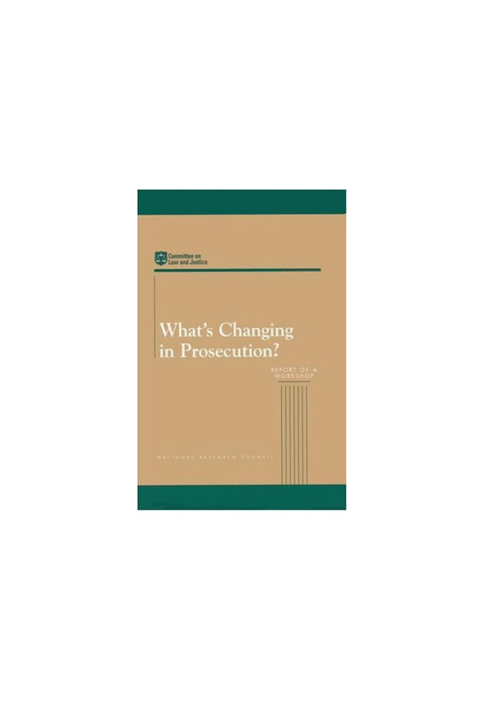 What's Changing in Prosecution?