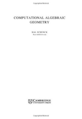 Computational algebraic geometry