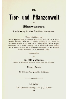 The flora and fauna of freshwater. First volume.