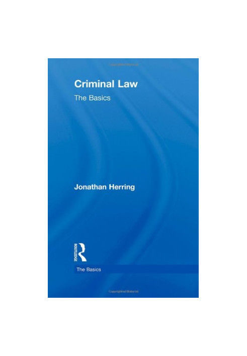 Criminal Law: The Basics