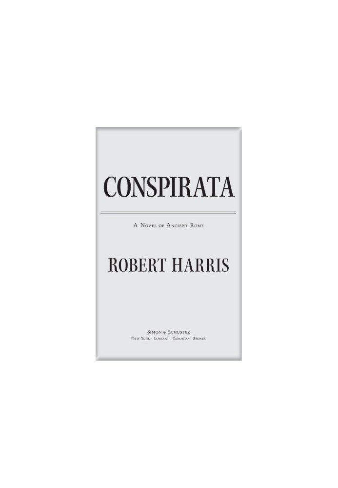 Conspirata: A Novel of Ancient Rome