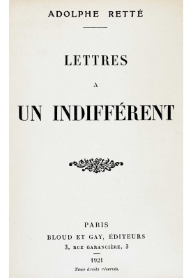 Letters to an indifferent person