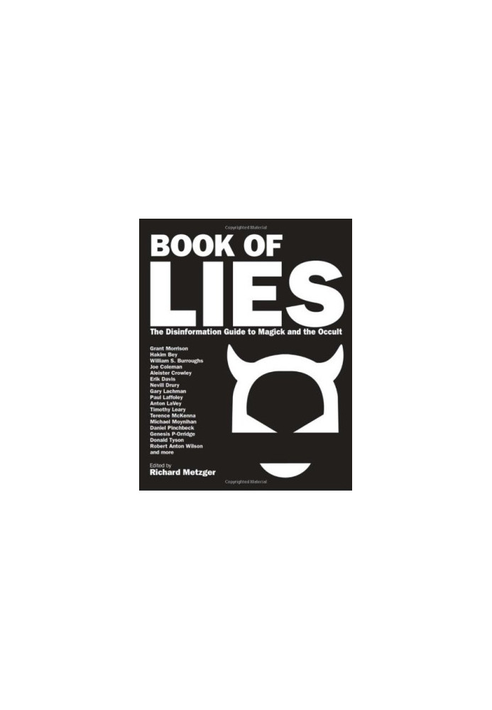 Book of Lies: The Disinformation Guide to Magick and the Occult