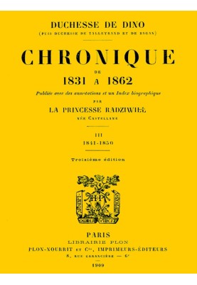 Chronicle from 1831 to 1862, Volume 3 (of 4)