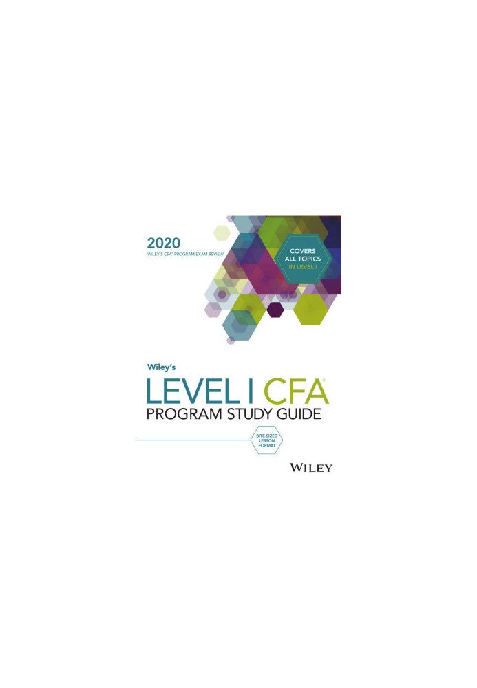 Wiley's CFA® Program Exam Review Study Guide for 2020 Level I CFA Exam Vol 2