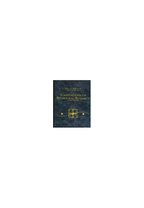 Foundations of Behavioral Research (PSY 200 (300) Quantitative Methods in Psychology)