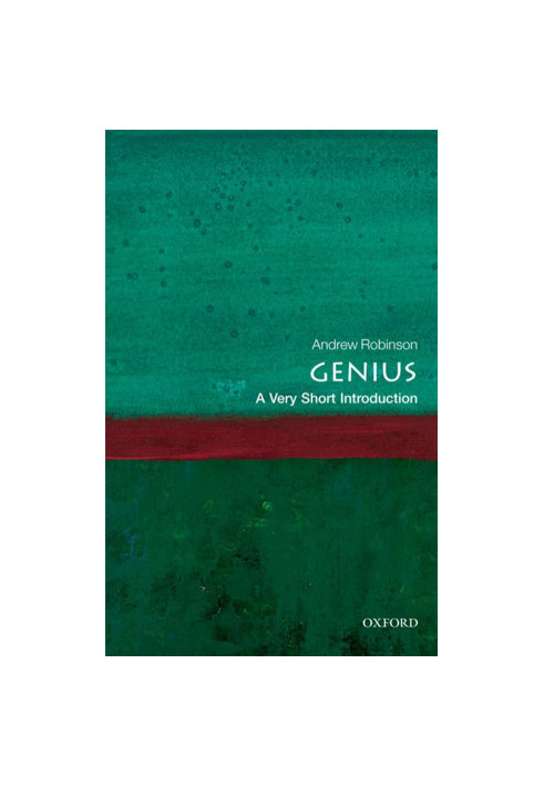 Genius: A Very Short Introduction