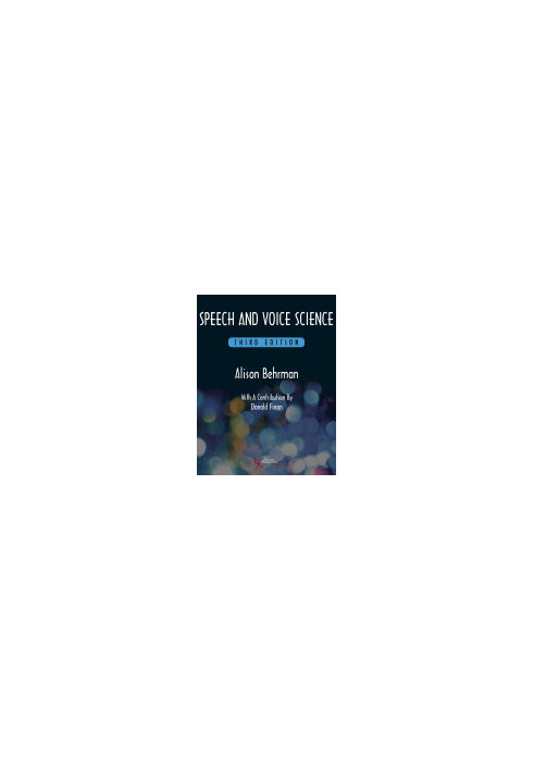 Speech and Voice Science